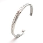 Silver Love Bracelet w/Magnets #764